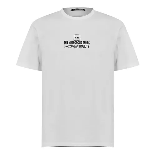 Cp Company Metropolis Urban Logo t Shirt - White