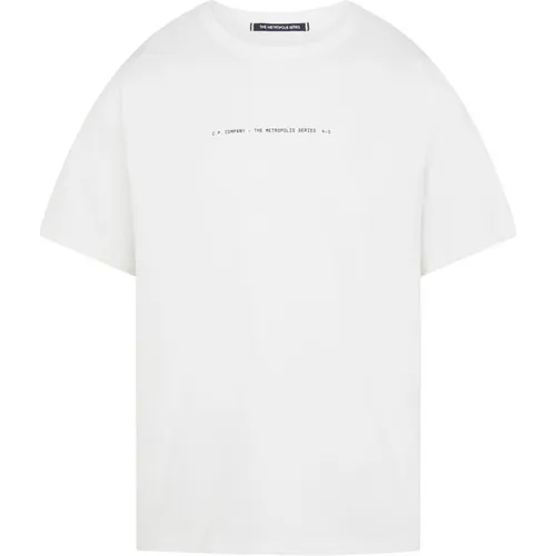 Cp Company Metropolis Urban Print t Shirt - White
