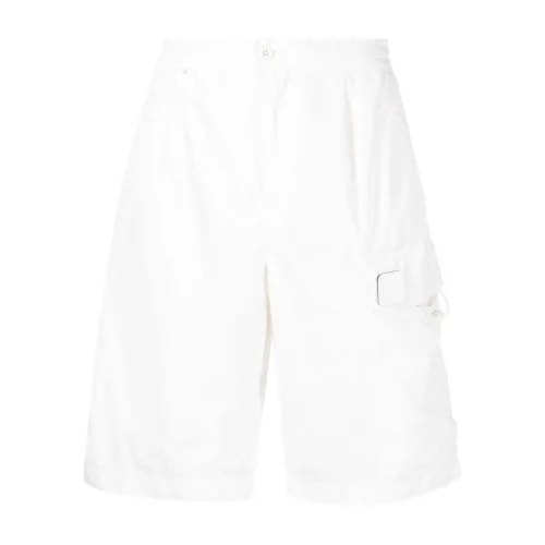 C.p. Company , Metropolis White Shorts ,White male, Sizes: