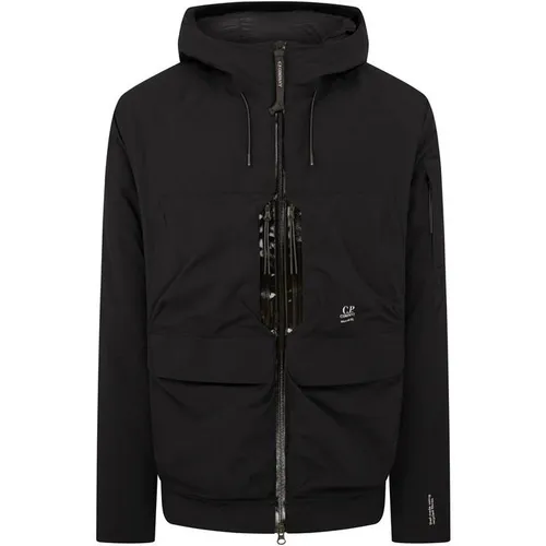CP COMPANY Micro-M Hooded Down Jacket - Black