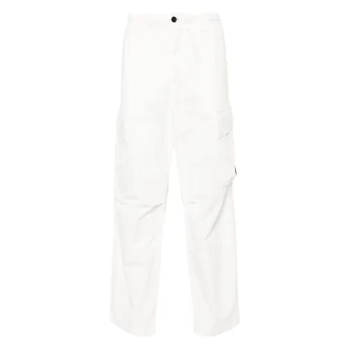 C.p. Company , Micro Reps Loose Cargo Pants ,White male, Sizes:
