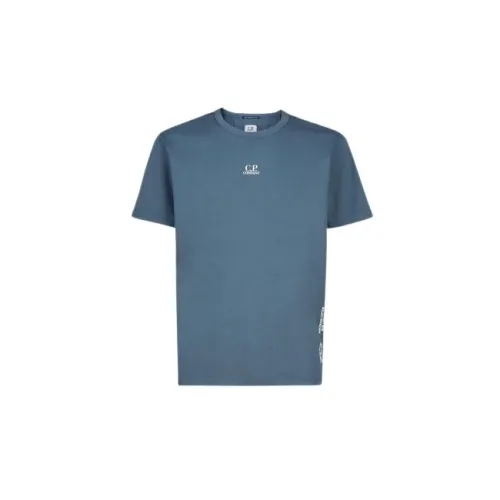 C.p. Company , Orion Blue Short Sleeve Tee - Men`