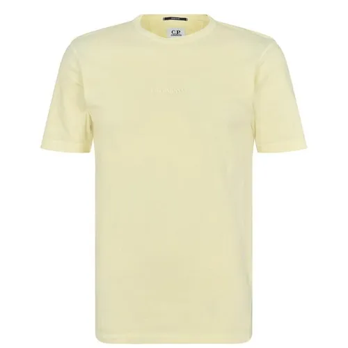 CP Company Pastel Logo T-Shirt - Yellow