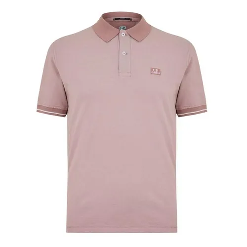 CP Company Piquet Polo Shirt - Pink