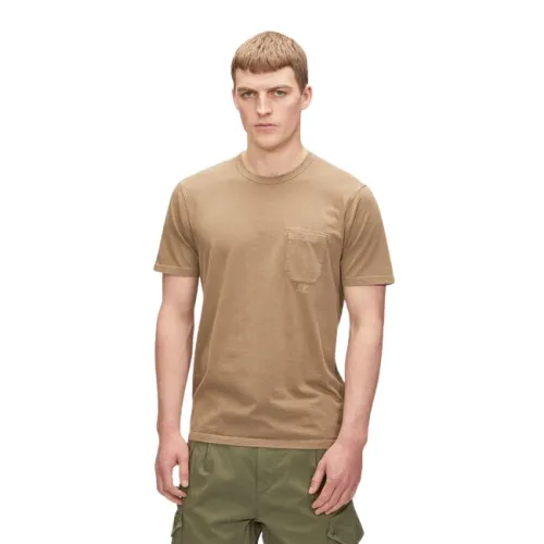 C.p. Company , Plain Short Sleeve Shirt ,Green male, Sizes: