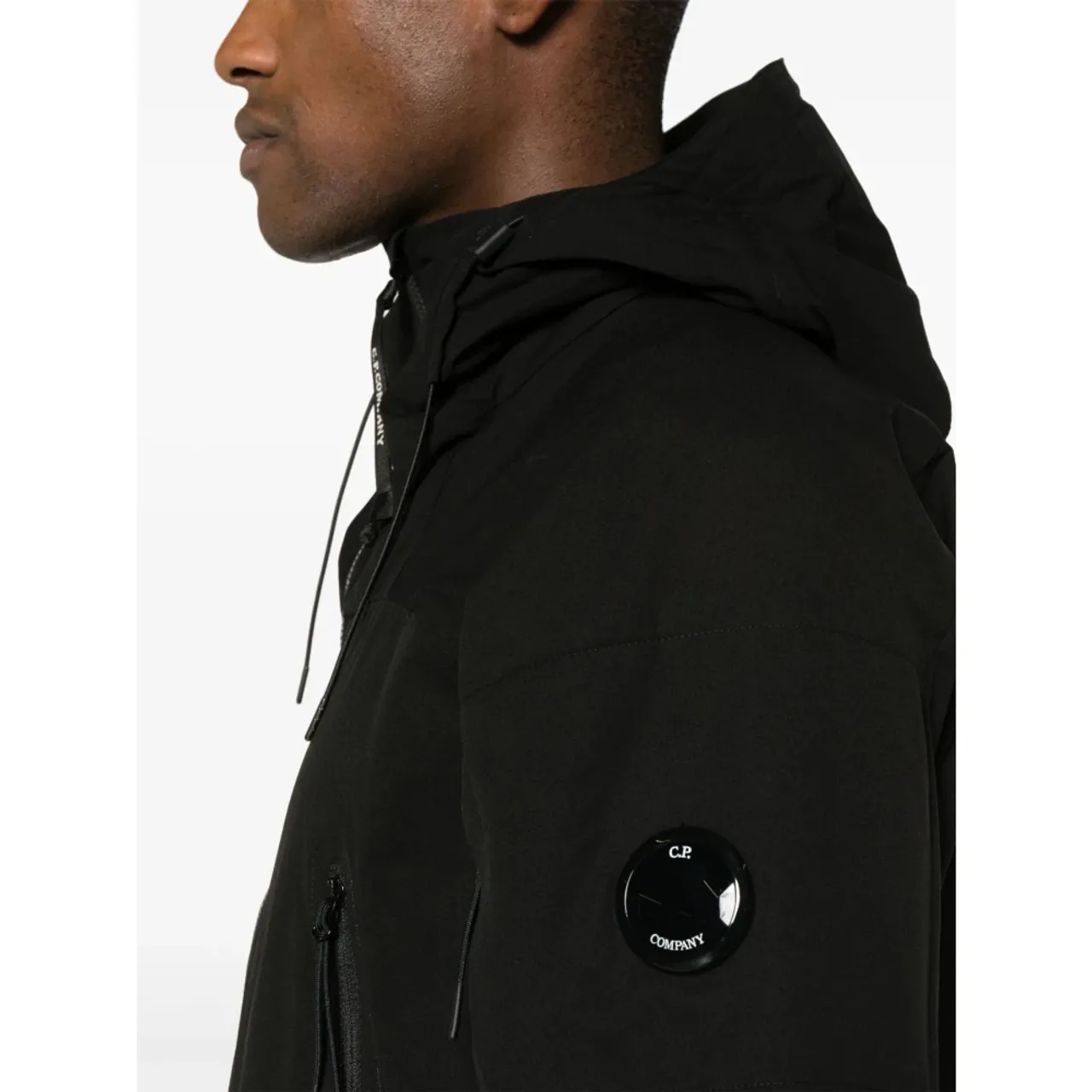 C.p. Company , Pro-Tek Black Jacket ,Black male, Sizes: