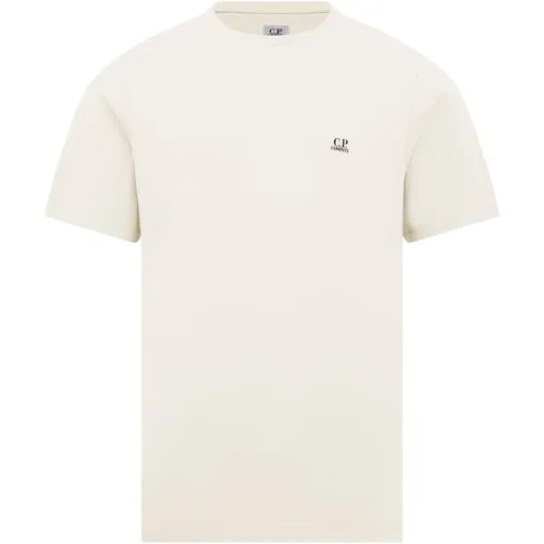 CP COMPANY Reverse Goggle Print T Shirt - White