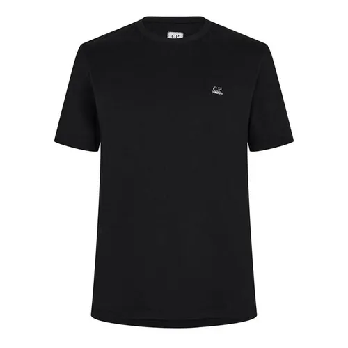 CP COMPANY Short Sleeve Basic Logo T Shirt - Black