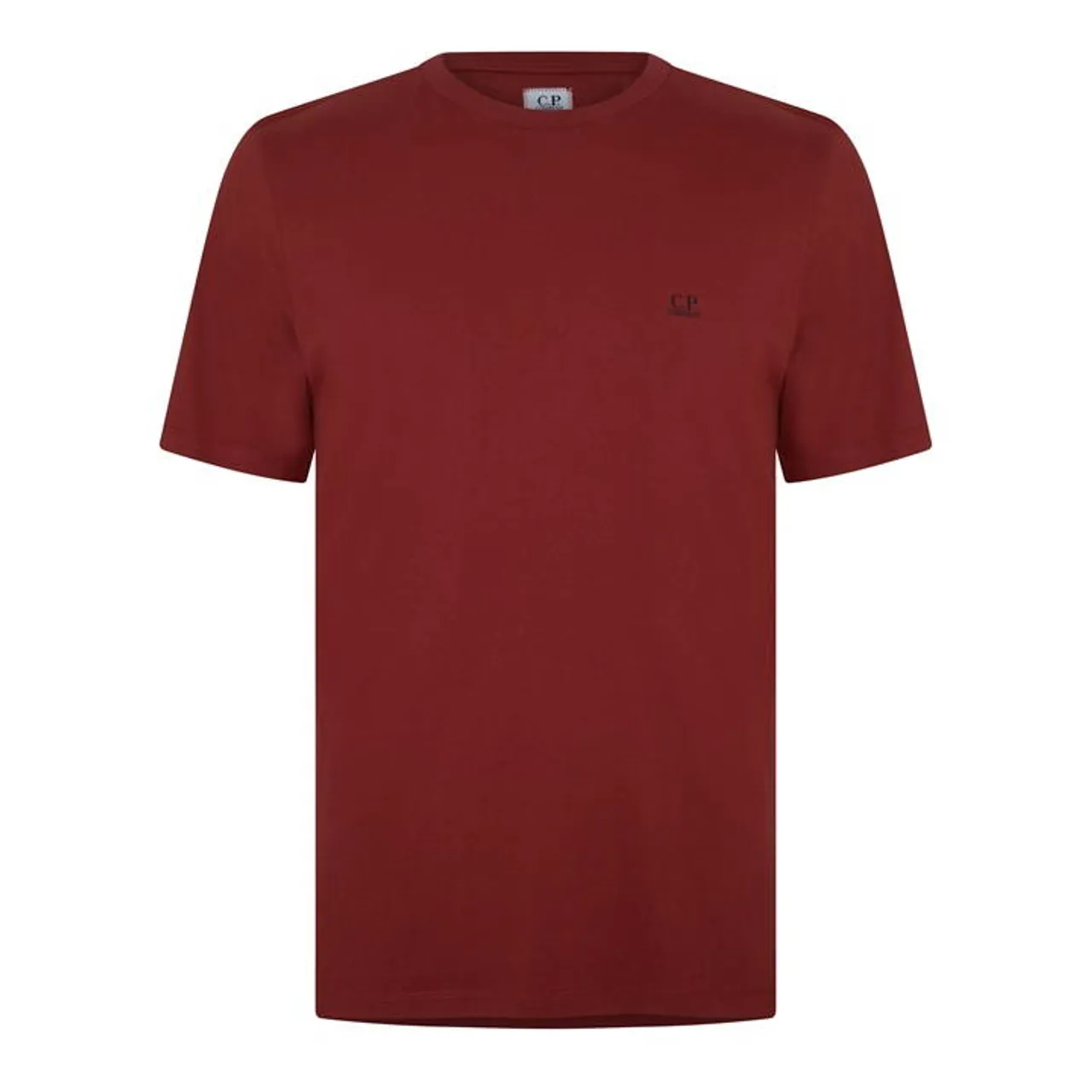 CP COMPANY Short Sleeve Basic Logo T Shirt - Red