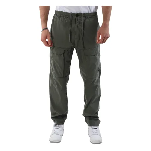 C.p. Company , Straight Trousers ,Green male, Sizes: