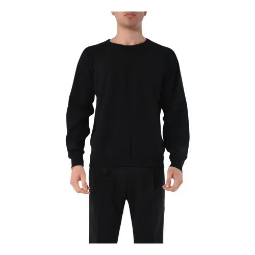 C.p. Company , Stretch Cotton Metropolis Sweater ,Black male, Sizes: