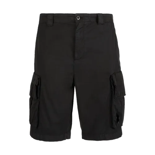C.p. Company , Stretch Utility Shorts Black-48 ,Black male, Sizes: