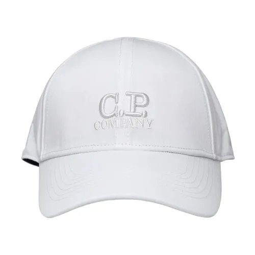 C.p. Company , Stylish White Cotton Cap ,White male, Sizes: ONE