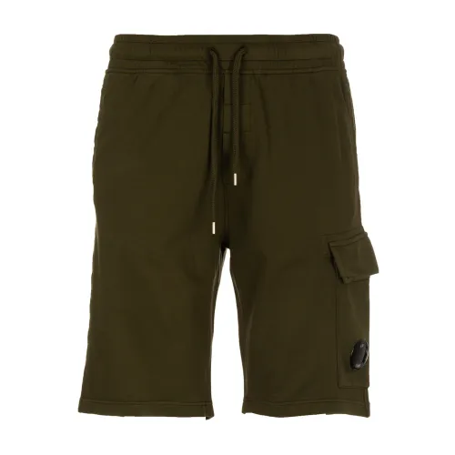 C.p. Company , Undersixteen Knee-Length Shorts ,Green male, Sizes: