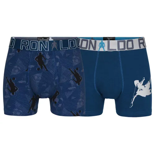 CR7 Boy's Cotton Fashion Trunks Two Pack