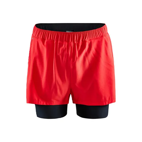 Craft Advance Essence 2-in-1 Stretch Shorts Bright RedSmall