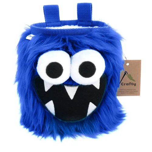Crafty Climbing - Five Toothed Monster Chalk Bag - Chalk bag blue