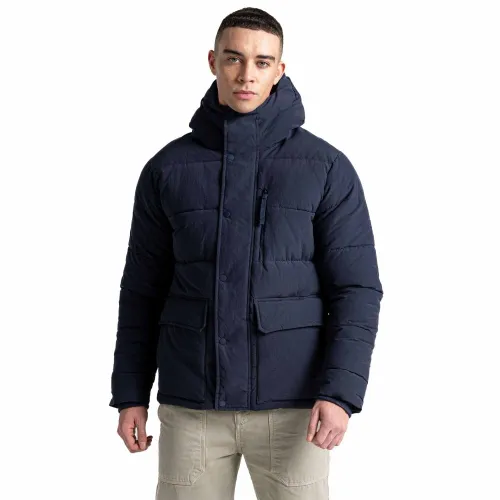Craghoppers Dunbeath Insulated Hooded Jacket: Blue Navy: L