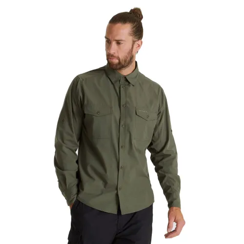 Craghoppers Kiwi Long Sleeve Shirt: Cedar: M