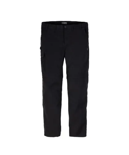 Craghoppers Mens Expert Kiwi Tailored Cargo Trousers (Black)
