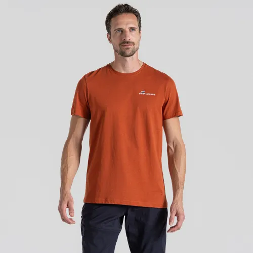 Craghoppers Mens Lucent Short Sleeve T-Shirt (Red Beach)
