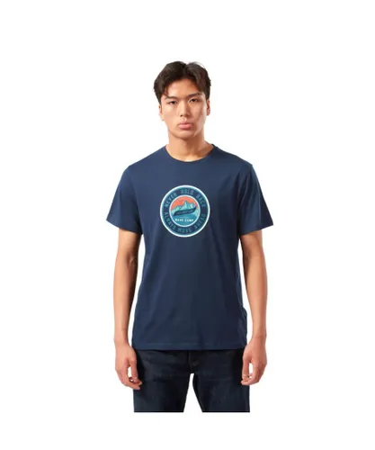 Craghoppers Mens Mightie Short Sleeved Graphic T Shirt - Navy
