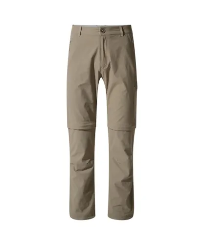 Craghoppers Mens NosiLife Pro Convertible II Trousers (Pebble) - Grey