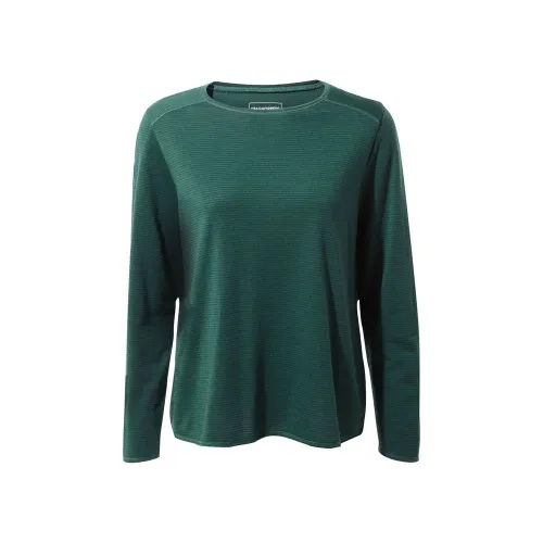 Craghoppers Womens 1st Layer Long Sleeve T-Shirt: Mountain Green: