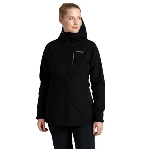 Craghoppers Womens Caldbeck Waterproof Jacket: Black: 14