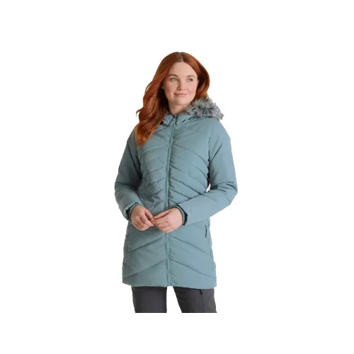 Craghoppers Womens Clardon Insulated Hooded Jacket: Stormy Sea: