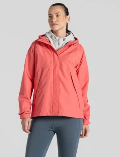 Craghoppers Womens Hooded Jacket - 10 - Pink, Pink,Grey