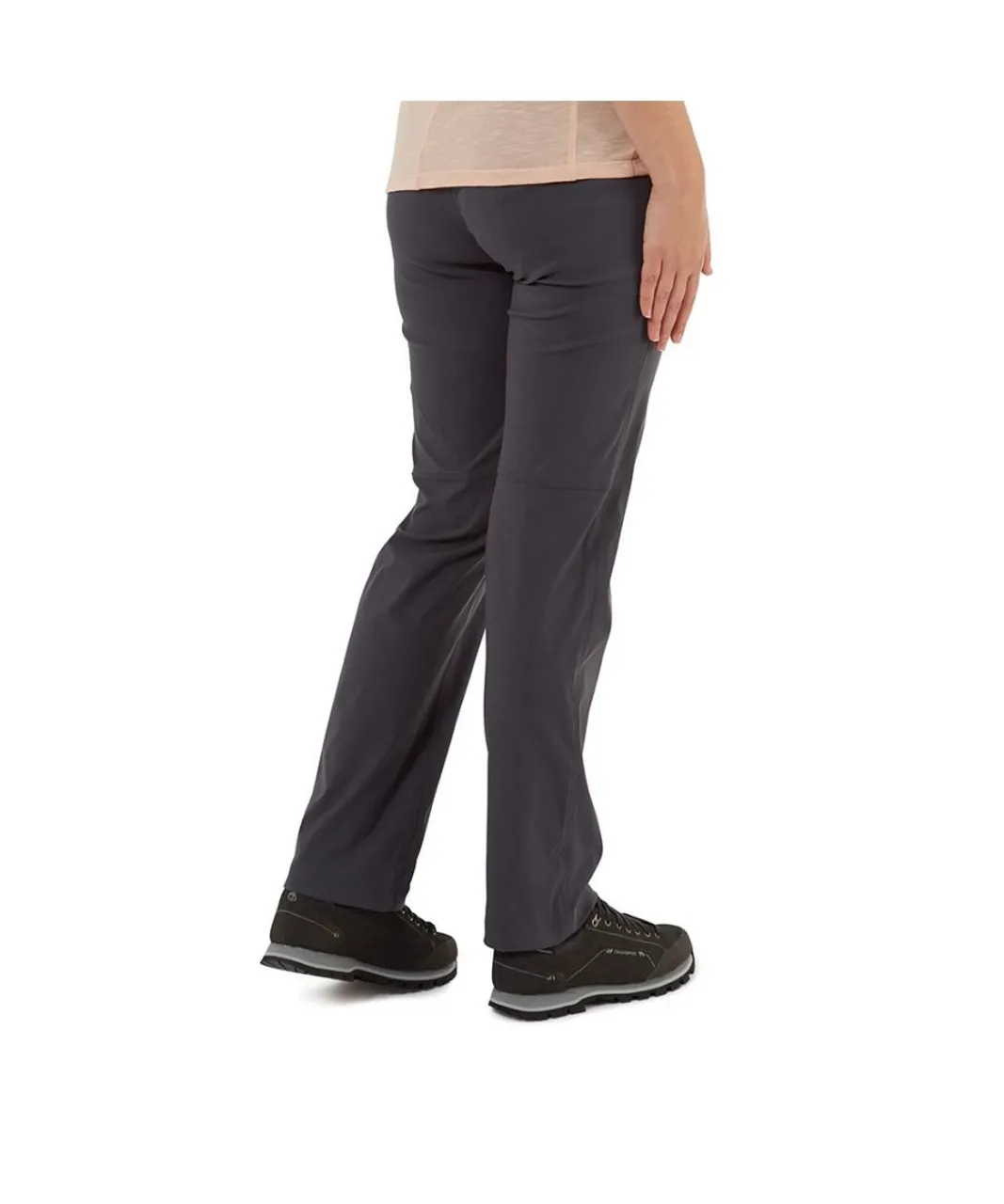 Craghoppers Womens Kiwi II Pro Smart Dry Walking Trousers - Grey Polyamide