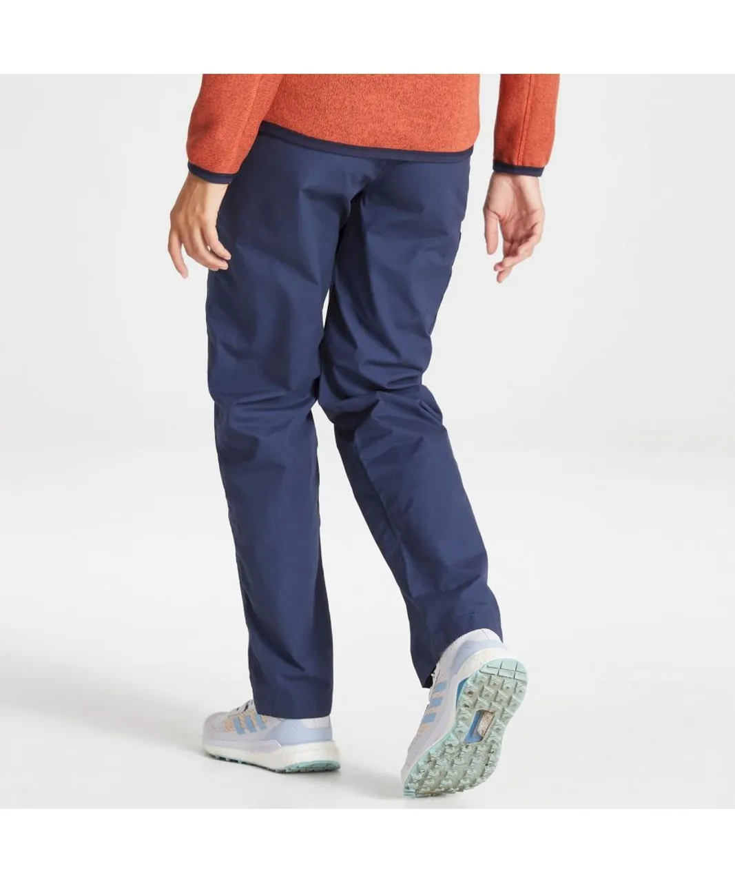 Craghoppers Womens Kiwi II Trousers Soft Navy (Short) - Blue Cotton