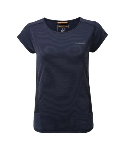 Craghoppers Womens/Ladies Atmos Short Sleeved T-Shirt (Blue Navy)