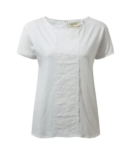 Craghoppers Womens/Ladies Connie Lightweight Short Sleeve Top - White
