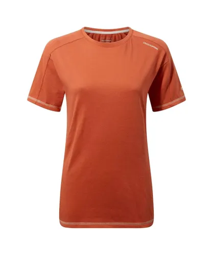 Craghoppers Womens/Ladies Dynamic T-Shirt (Warm Ginger)