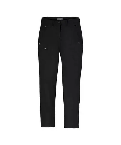 Craghoppers Womens/Ladies Expert Kiwi Pro Stretch Trousers (Black)