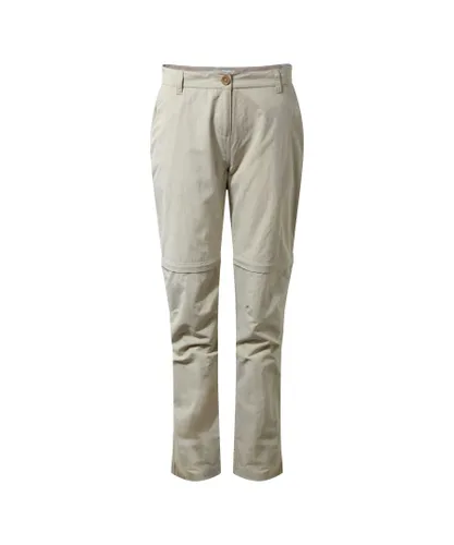 Craghoppers Womens/Ladies NosiLife III Convertible Trousers - Sand