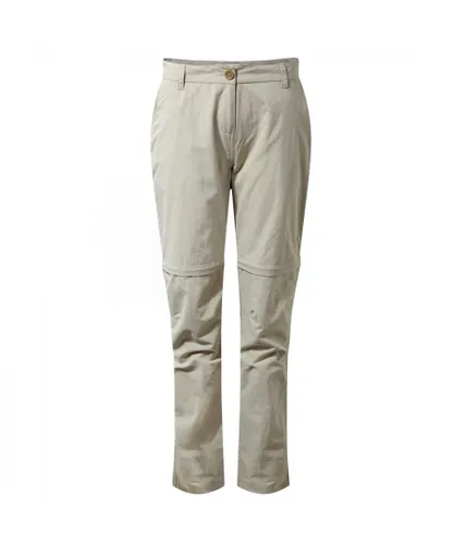 Craghoppers Womens/Ladies NosiLife Zip Off Trousers - Sand