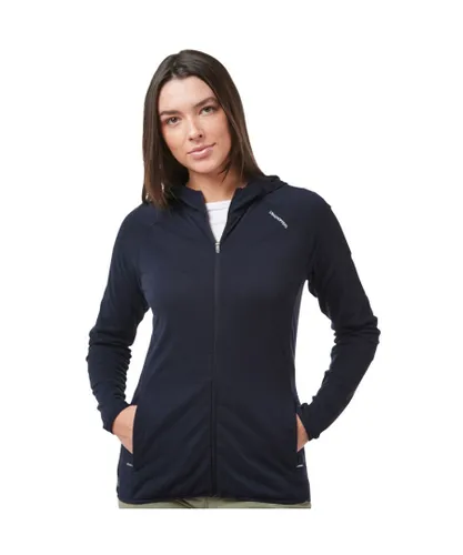 Craghoppers Womens NosiLife Nilo Full Zip Hooded Top - Navy Cotton