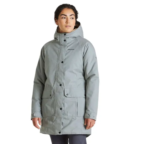 Craghoppers Womens Rubie Waterproof Jacket: Cloud Grey: 14