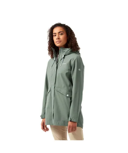 Craghoppers Womens Salia Tailored Waterproof Coat - Green