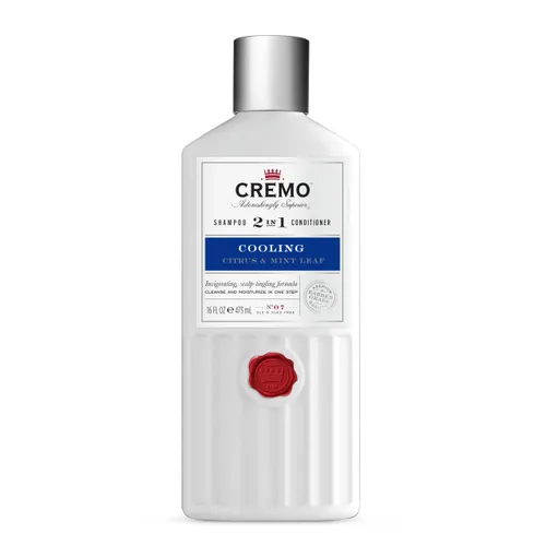 CREMO - Barber Grade 2 in 1 Shampoo & Conditioner For Men -