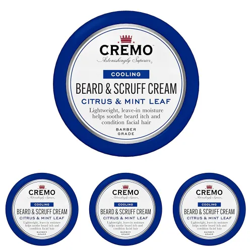 CREMO - Cooling Beard & Scruff Cream For Men - Lightweight