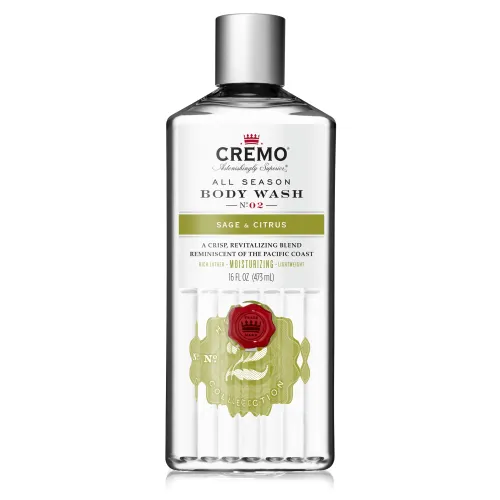 CREMO - Moisturising Body Wash For Men - Revitalising Sage