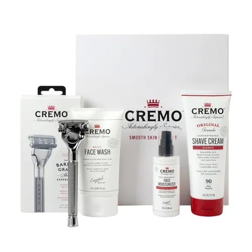 CREMO - Skin Care Gift Set For Men - Face Wash