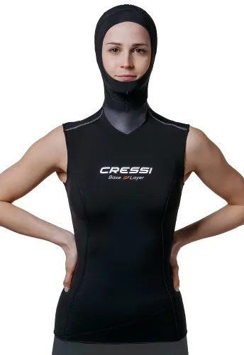 Cressi Base Layer Hood Vest Lady 2.5-5mm