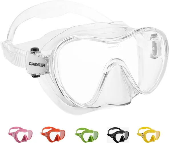 CRESSI F1 Mask Clear - Frameless Mask for Diving and