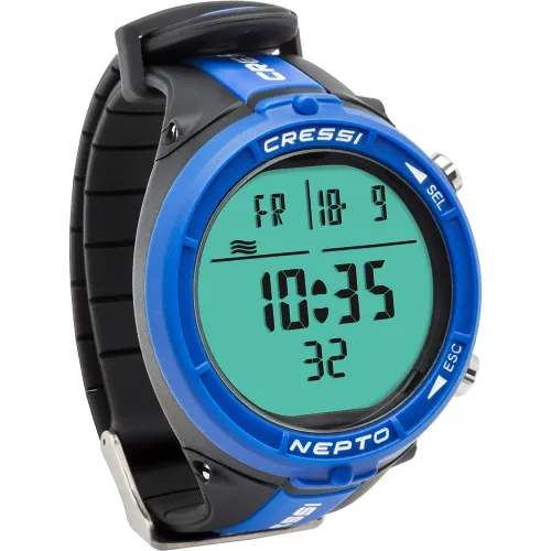 Cressi Nepto Watch Computer - Freediving Watch/Computer