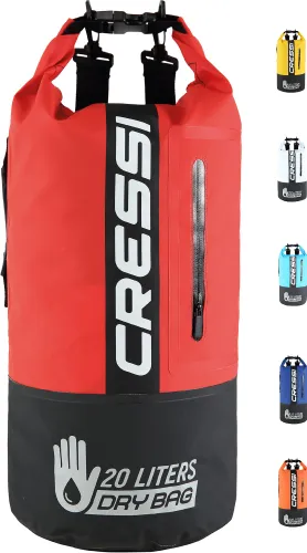 Cressi Unisex Dry Waterproof Bag Backpack for Sports